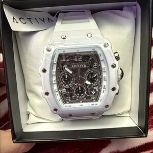 NWT Invicta Activa White Chronograph Watch